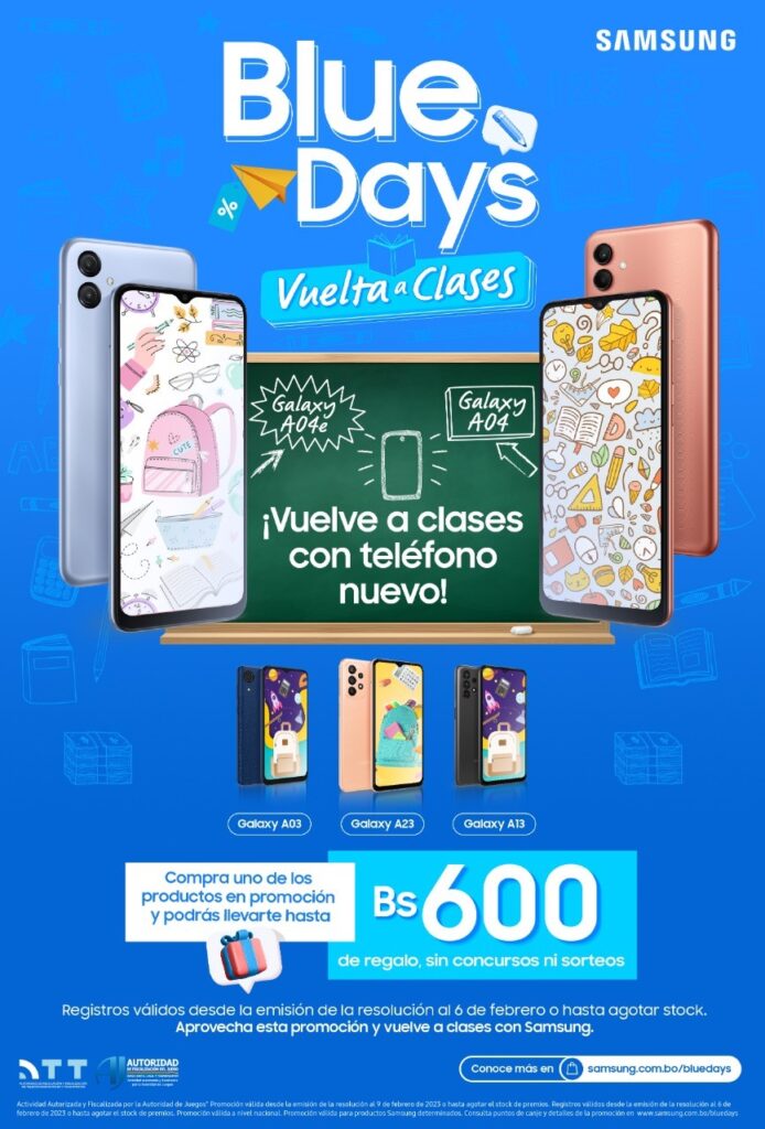 Samsung lanza una nueva edición de Blue Days para la Vuelta a Clases