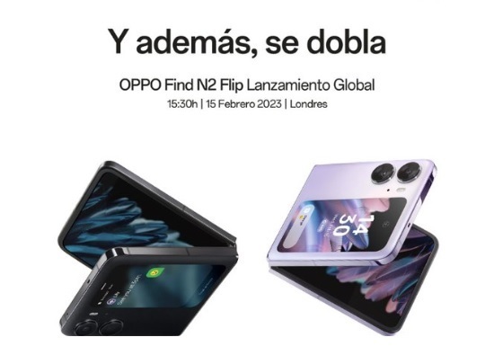 Oppo presentará a nivel global el plegable Find N2 Flip el 15 de febrero