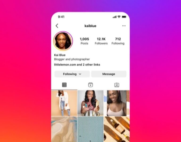 Intagram permite añadir hasta 5 enlaces a la biografía