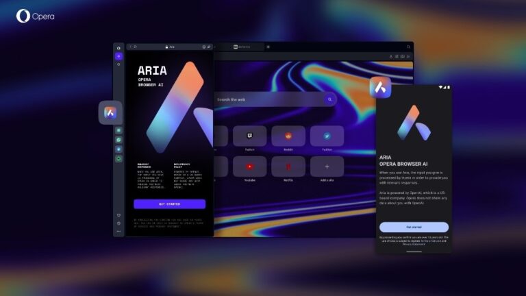 Opera presenta Aria, su servicio de IA generativa para el navegador que integra la tecnología GPT de OpenAl