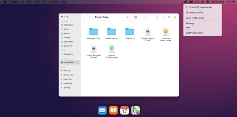 El servicio de almancenamiento protegido Proton Drive llega a MacOS