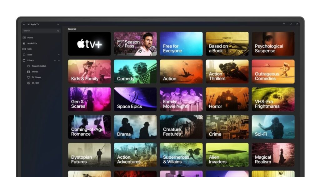 Llegan las aplicaciones nativas de Apple Music, Apple TV y Apple Devices para los ordenadores Windows
