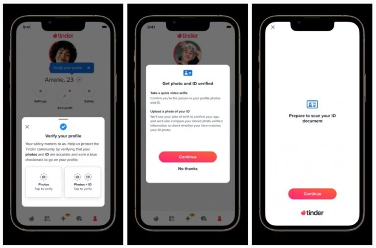 Tinder llevará a más usuarios el sistema que permite verificar un perfil con un documento de identidad