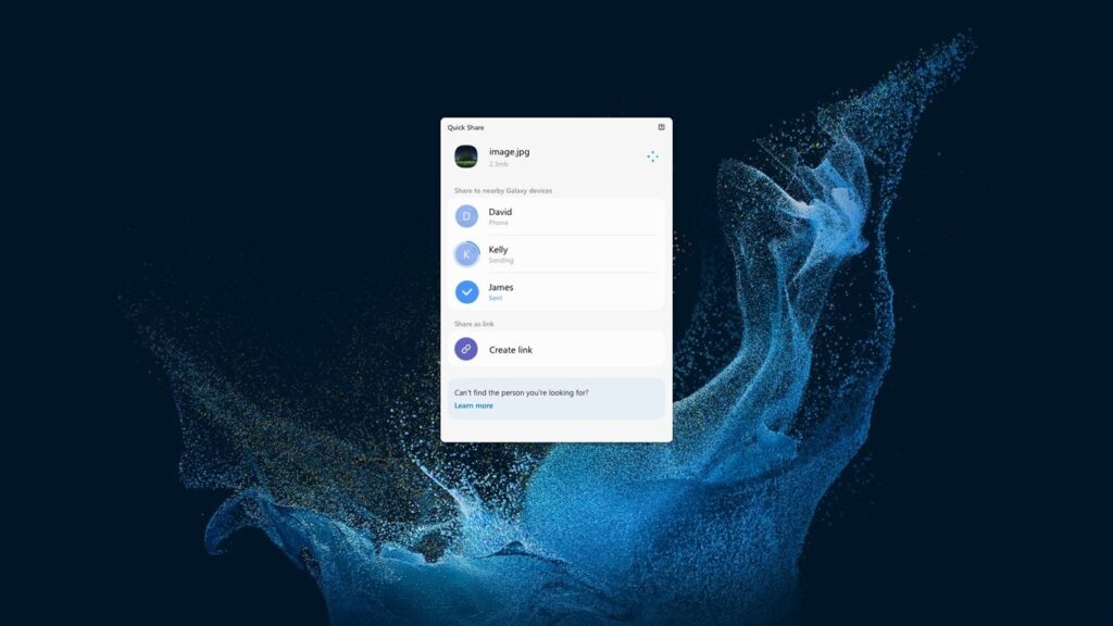 La compatibilidad con la aplicación Google Quick Share en ordenadores Samsung finalizará en mayo