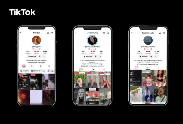 TikTok prueba una función para compositores que permite destacar sus canciones