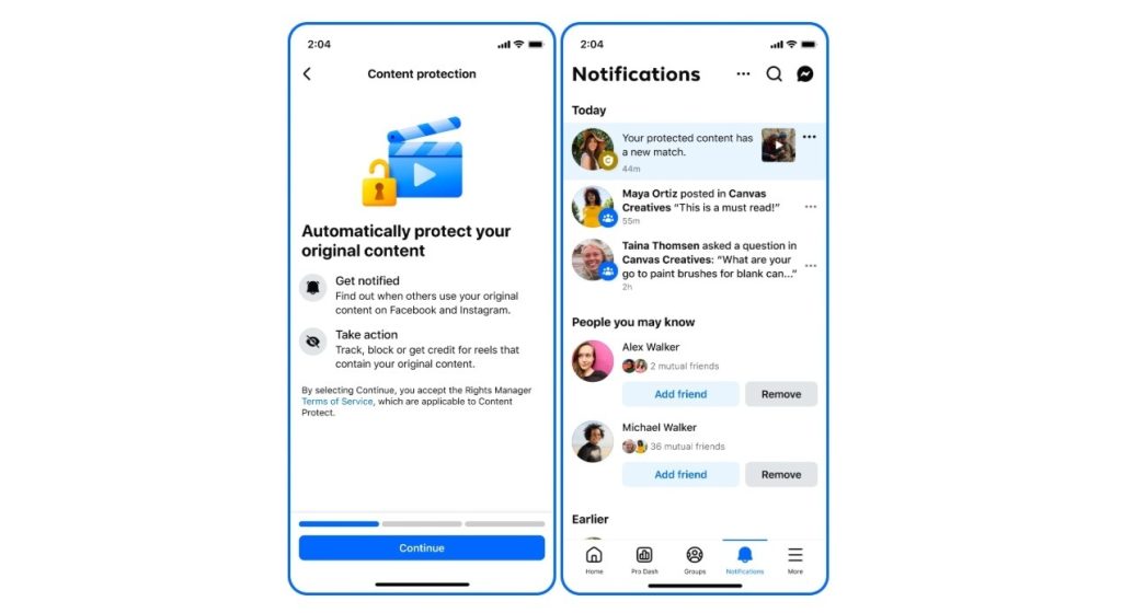 Facebook da a los creadores una herramienta para proteger sus 'reels' originales